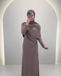 Robe de Soirée Miana Taupe