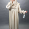 Ensemble Abaya Mila avec Khimar Beige