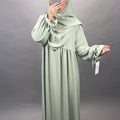 Mila Abaya Seti ve Khimar Mint