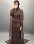 Milea Evening dress Brown