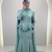 Robe de soirée Simay Menthe