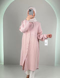 Haut Yale en mousseline Rose