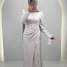 Robe de soirée Nalea Beige