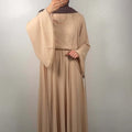 Romina Abaya Beige 2 pieces