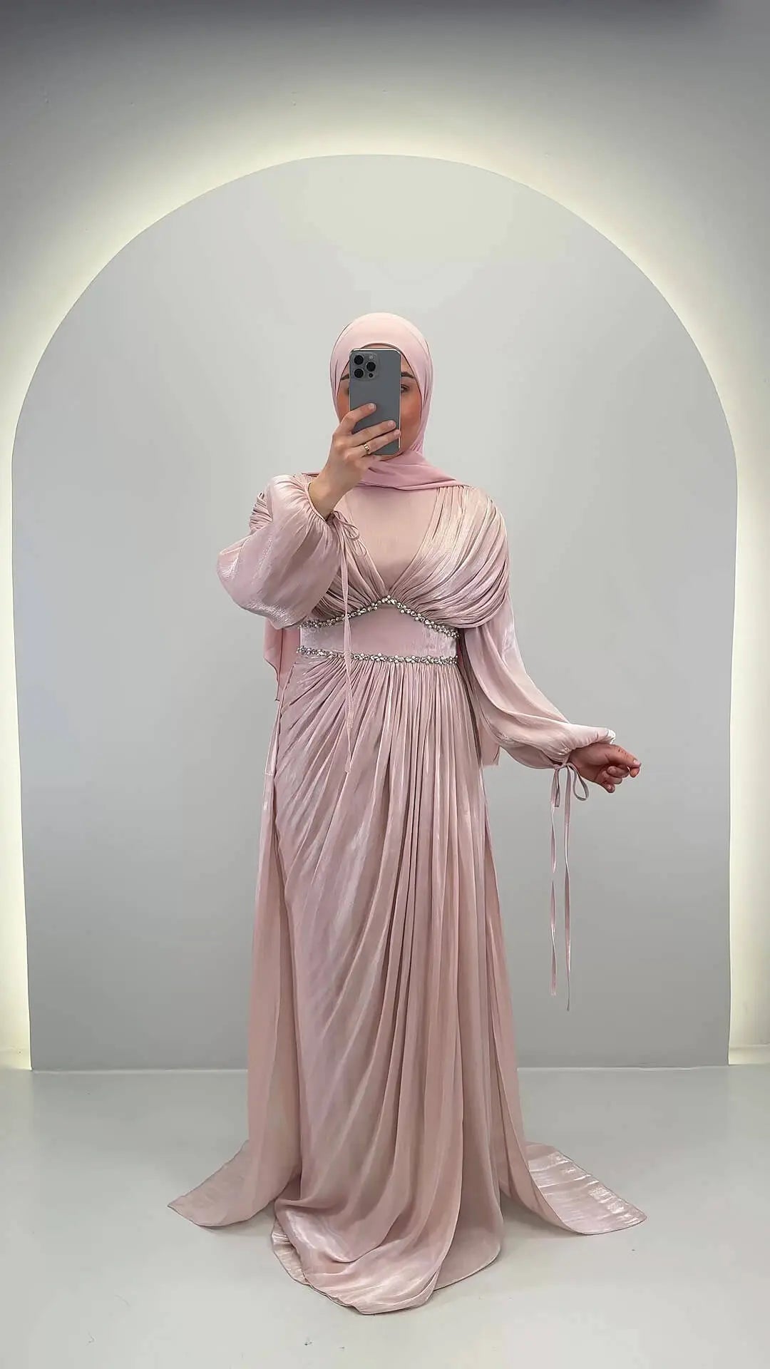 Robe de soirée Meslina Rose