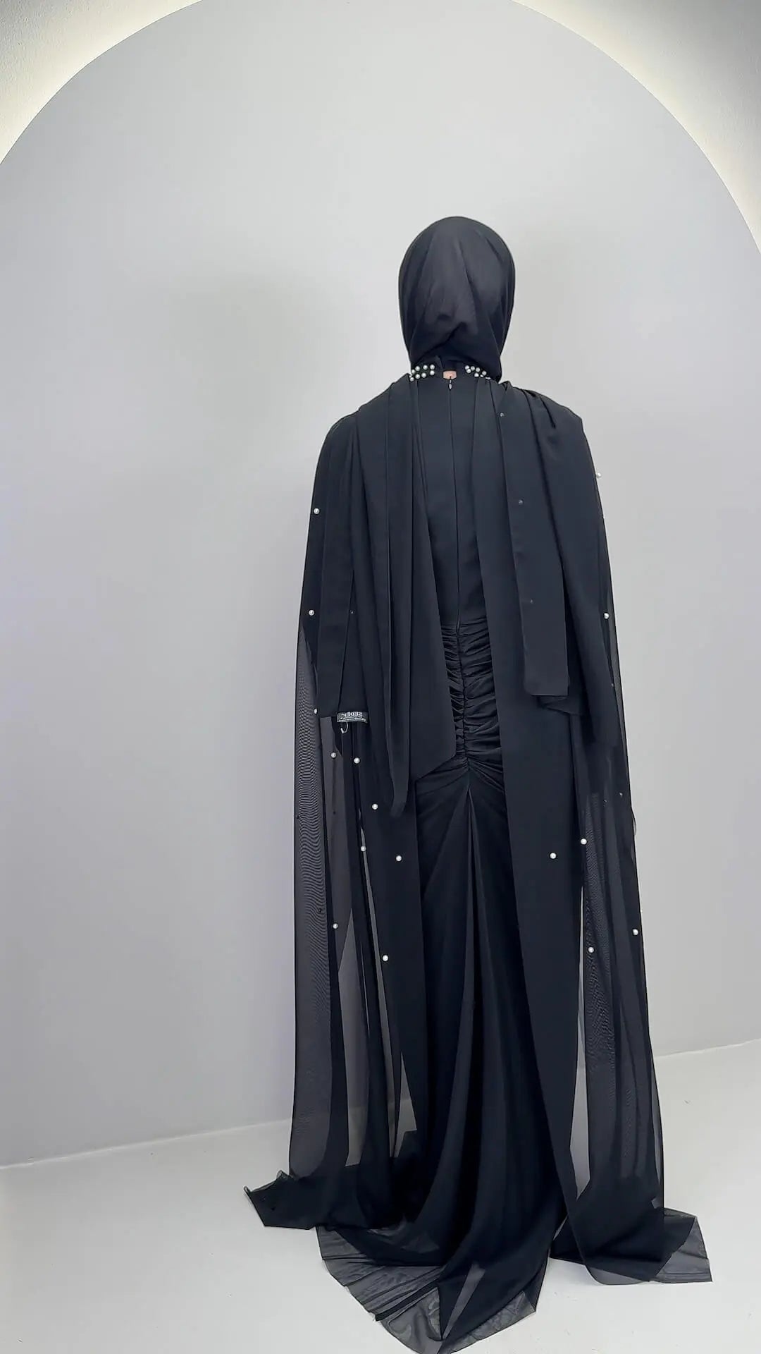 Robe de soirée Tiya noire