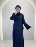 Robe de soirée Aramiel Bleu foncé