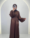 Simla Abaya Marron