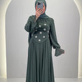 Robe de soirée Tisla verte