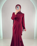 Valeria Evening dress Burgundy