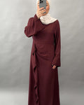 Siya Kleid Weinrot