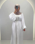 Simla Abaya Blanc