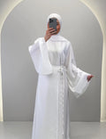 Nesa Abaya Blanc