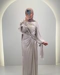 Robe de soirée Yildiz Beige 01