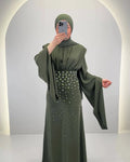 Robe de soirée Zehra vert