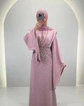 Robe de soirée Zehra rose